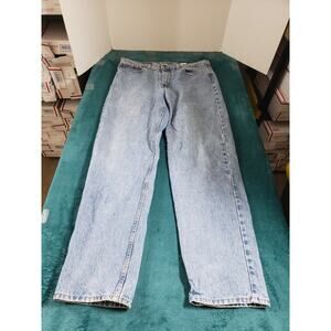 Vintage Levis 550 Jeans 38x34 Mens Blue Denim Red Tab 1997 USA Relaxed Straight